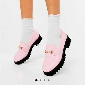 ASOS RAID New-in-box Pink Chunky Loafer size 9